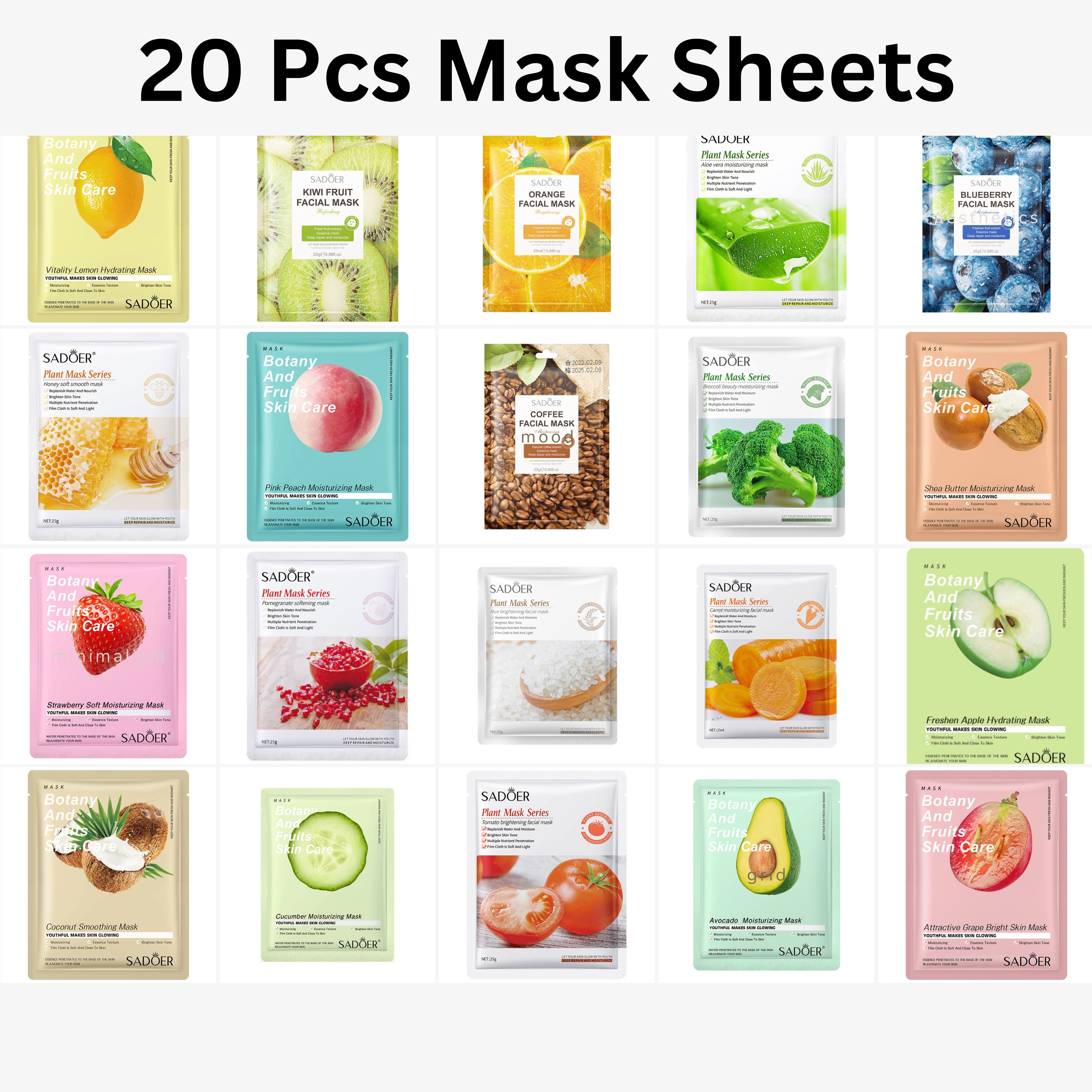 Soothing Brightening Face Sheet Mask