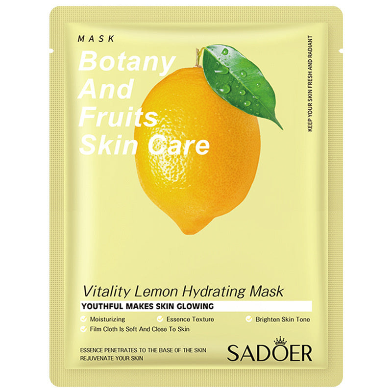 its zara lemon facial  mask sheet