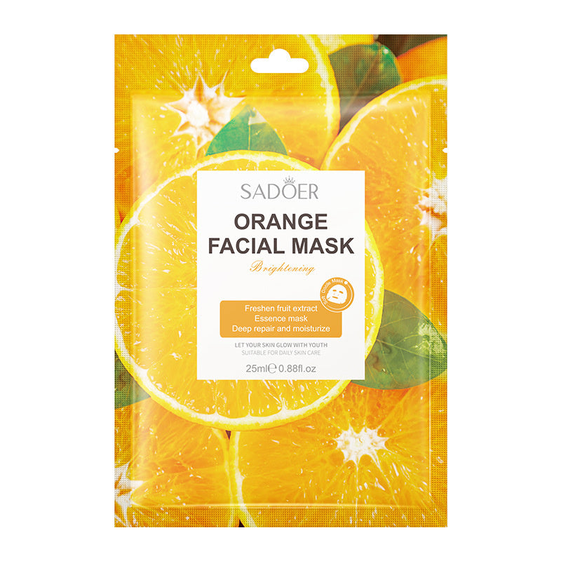 its zara orange facial  mask sheet